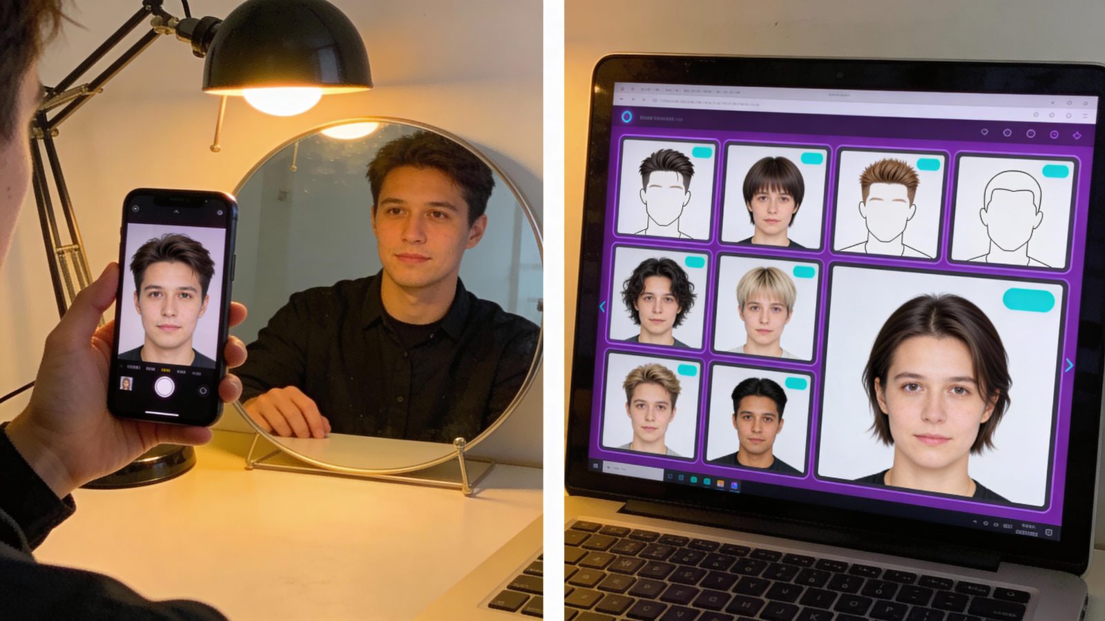 Illustration for: I tested 7 AI hairstyle tools — they all got my face shape right but missed the one thing that matters