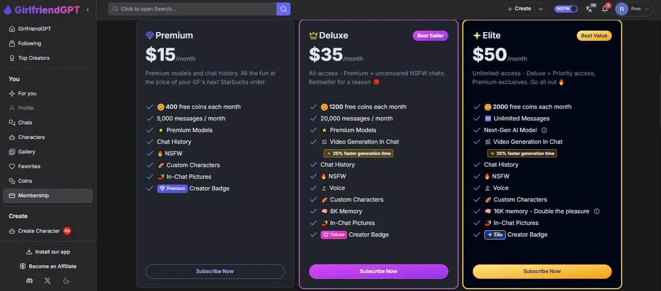 girlfriend gpt review