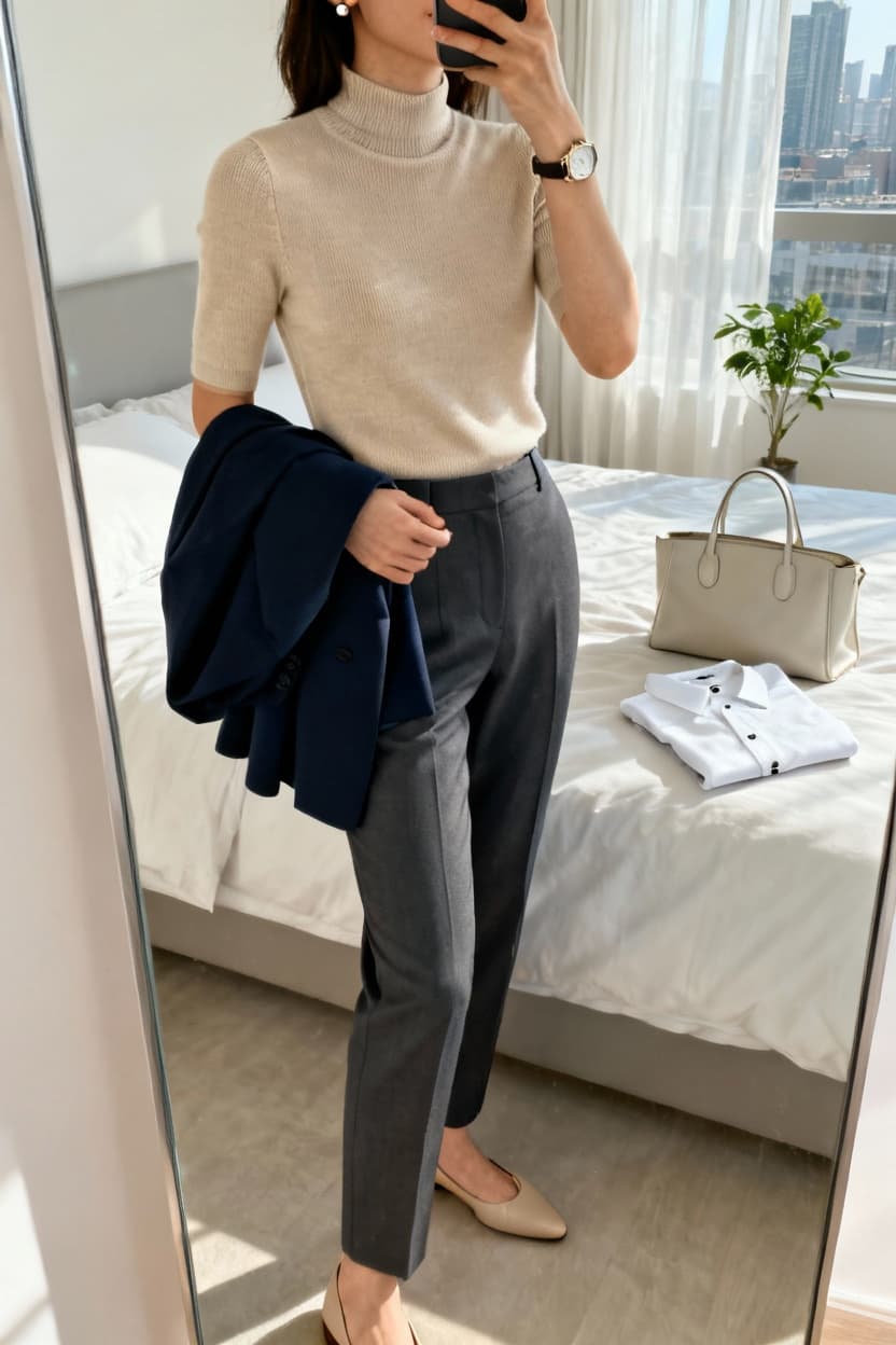 Fine-Gauge Knit Shell Top