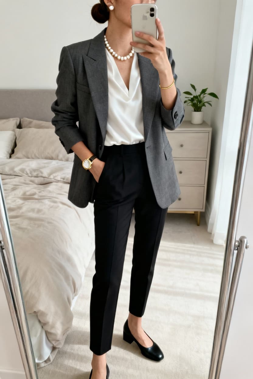 Pearl Stud Earrings and Minimal Jewelry