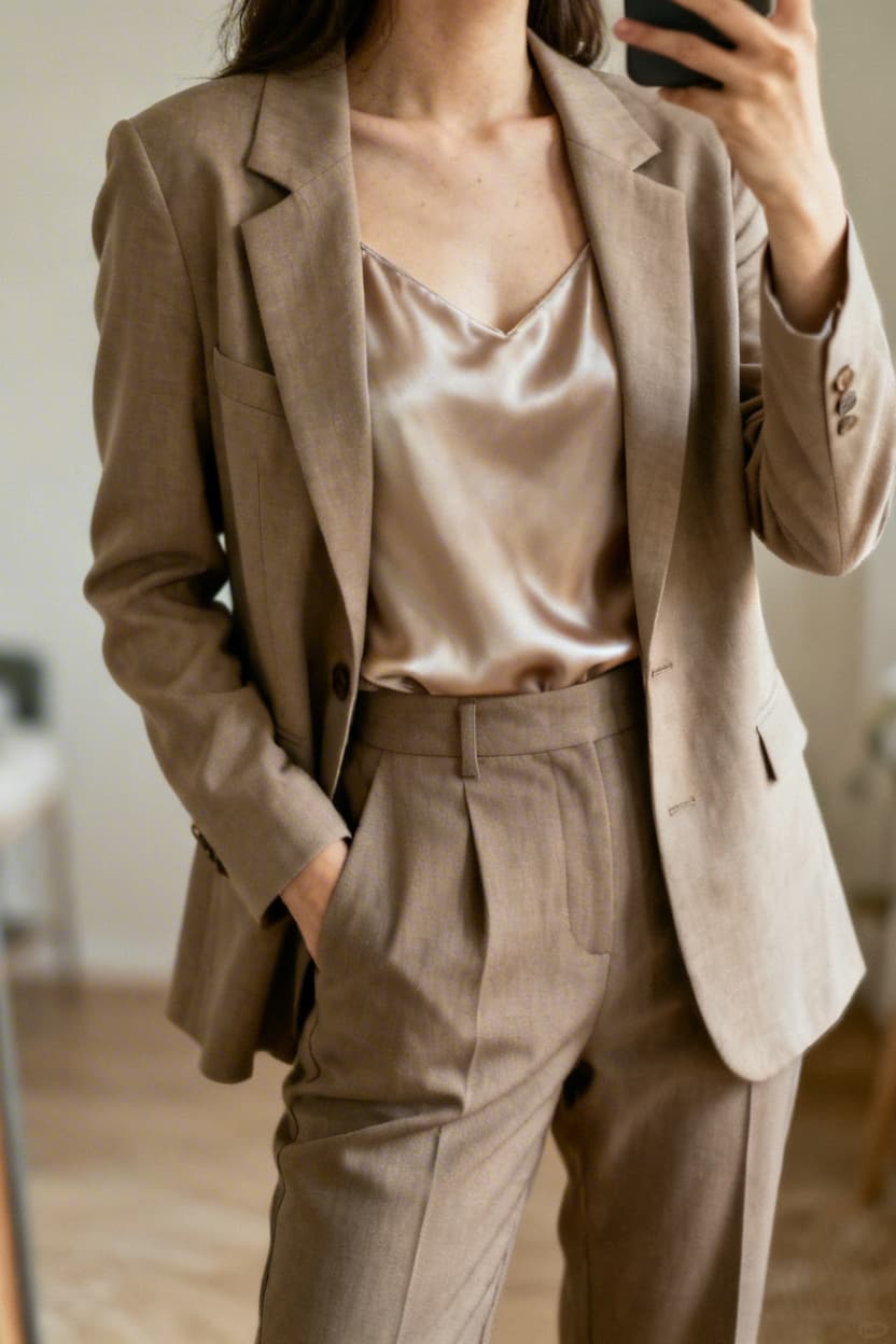 Knit Dress with a Belt