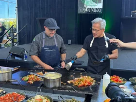 Jensen Huang cooking