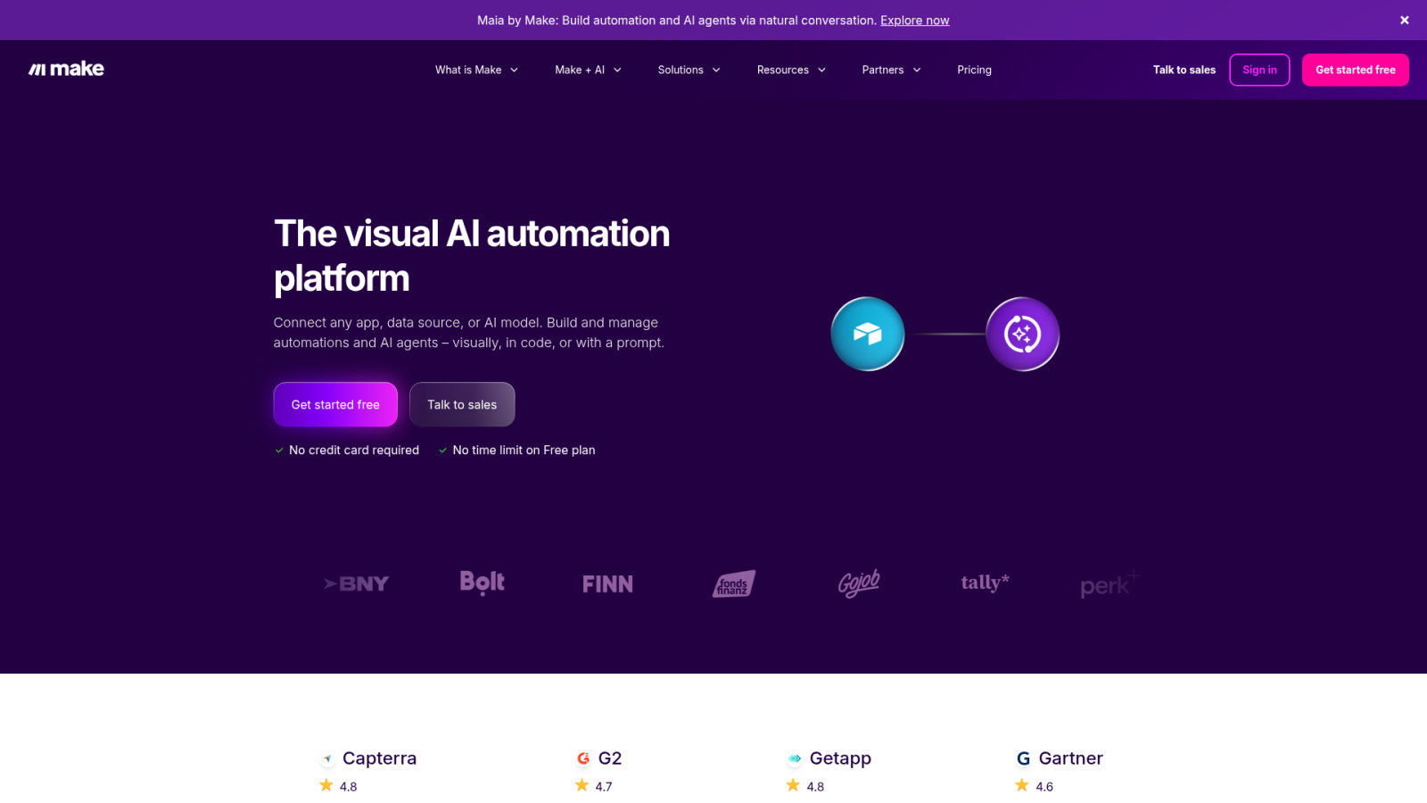 Make for Advanced Visual Workflow Building