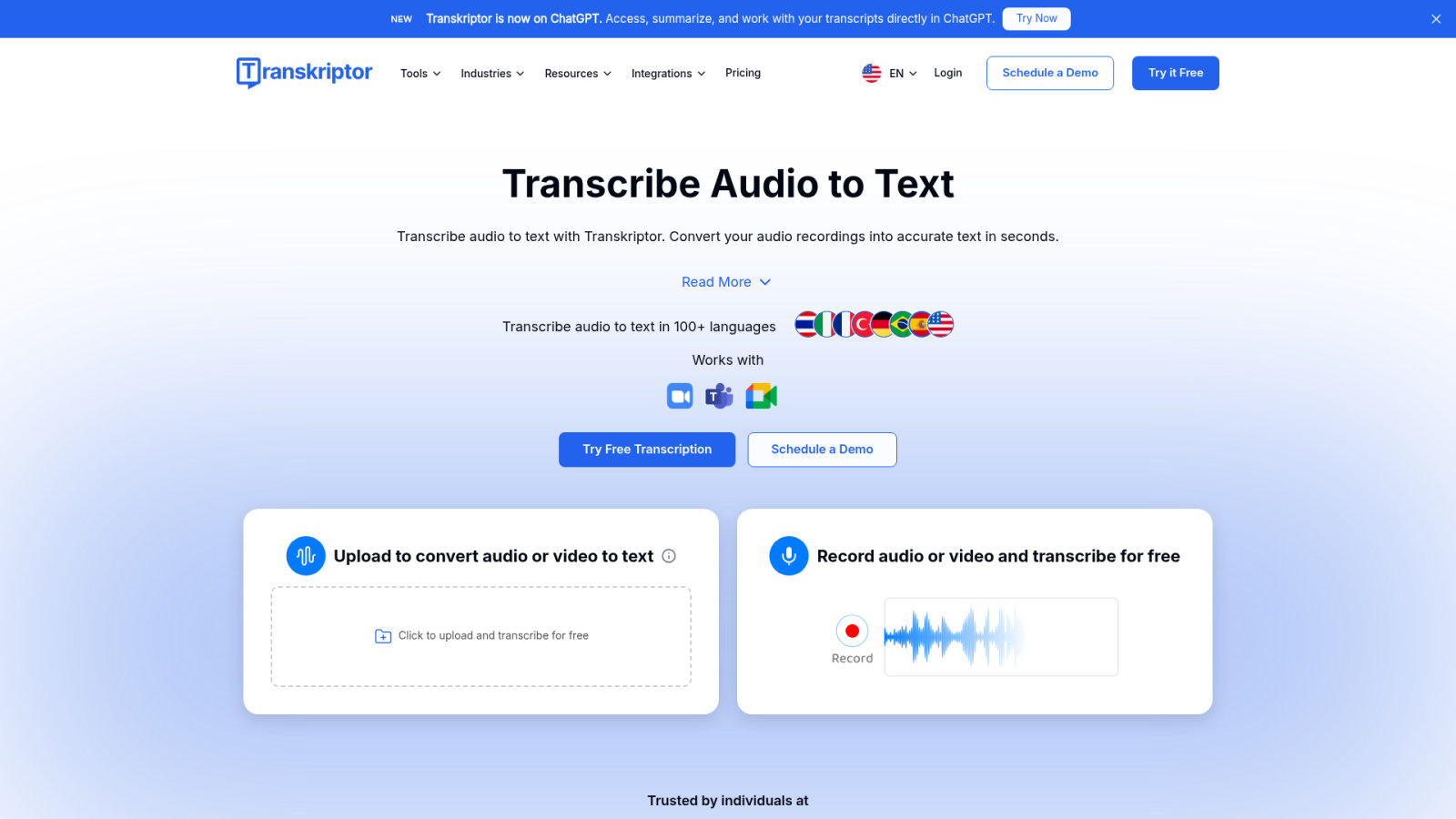 Scalable Automation: Transkriptor for Global Operations