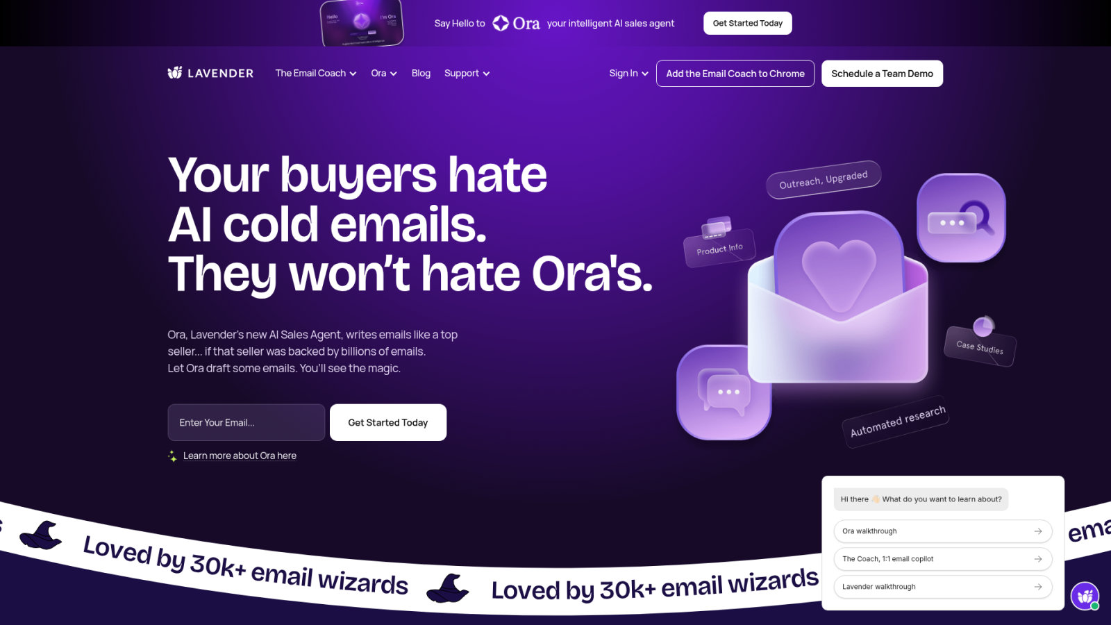 Lavender for Real-Time Email Personalization Coaching