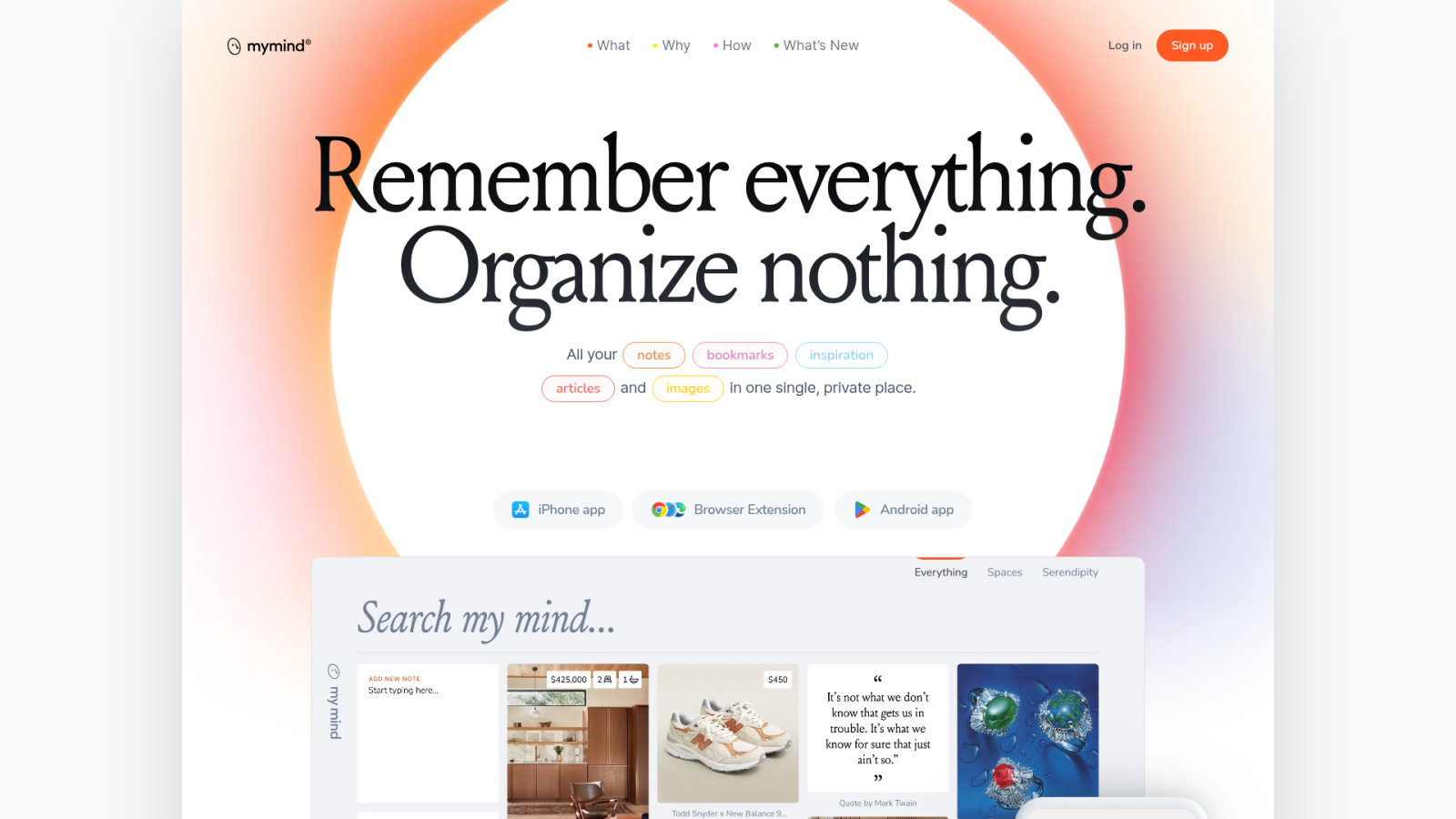 MyMind: The Visual Alternative for Semantic Discovery