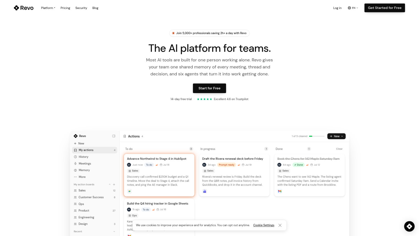 Revo: Contextual Intelligence for Cross-Platform Workflows