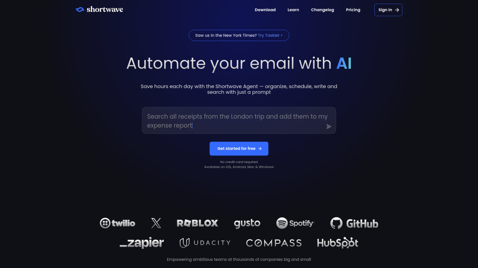Shortwave: Semantic Search and Personal Style Mimicry
