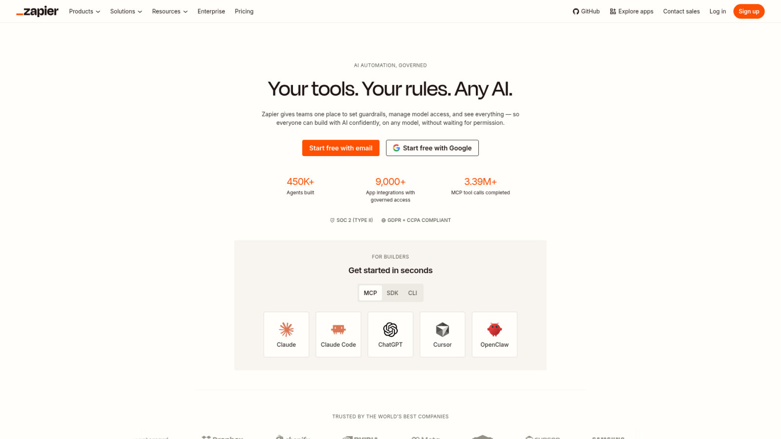 Zapier Central: Natural Language Automation for App Ecosystems